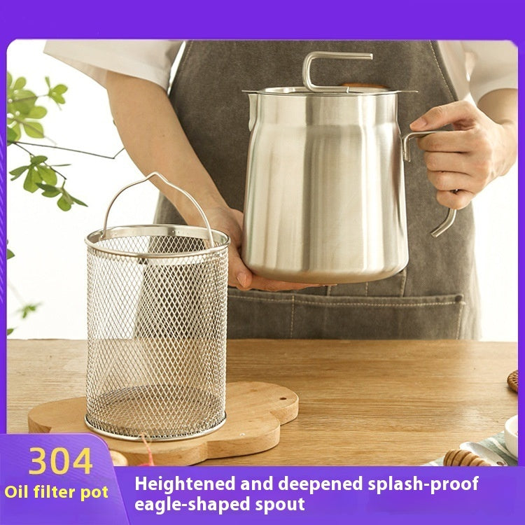 Stainless Steel Oil Filter Pot