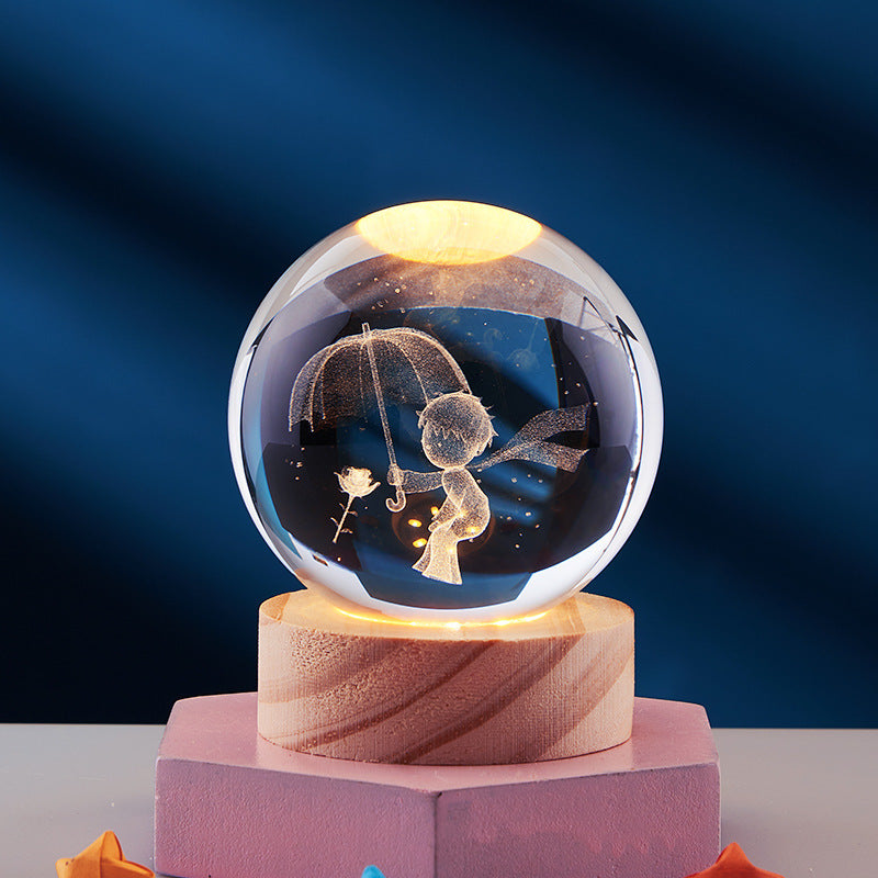 3d crystal planet