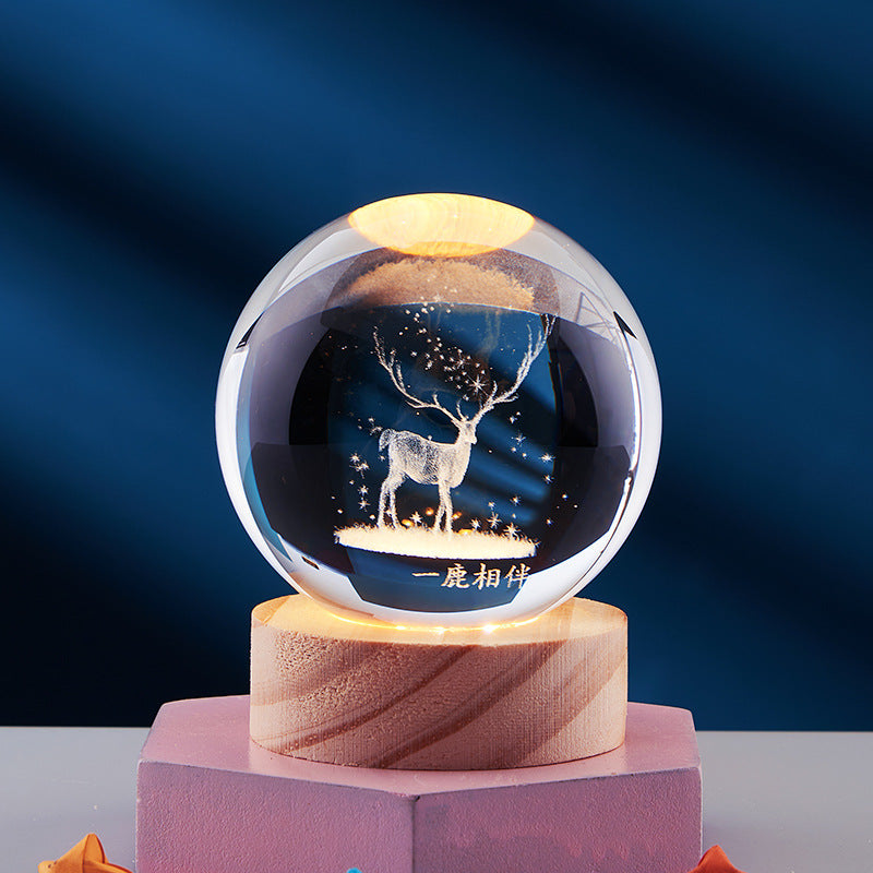 3d crystal planet