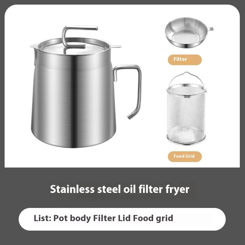 Stainless Steel Oil Filter Pot